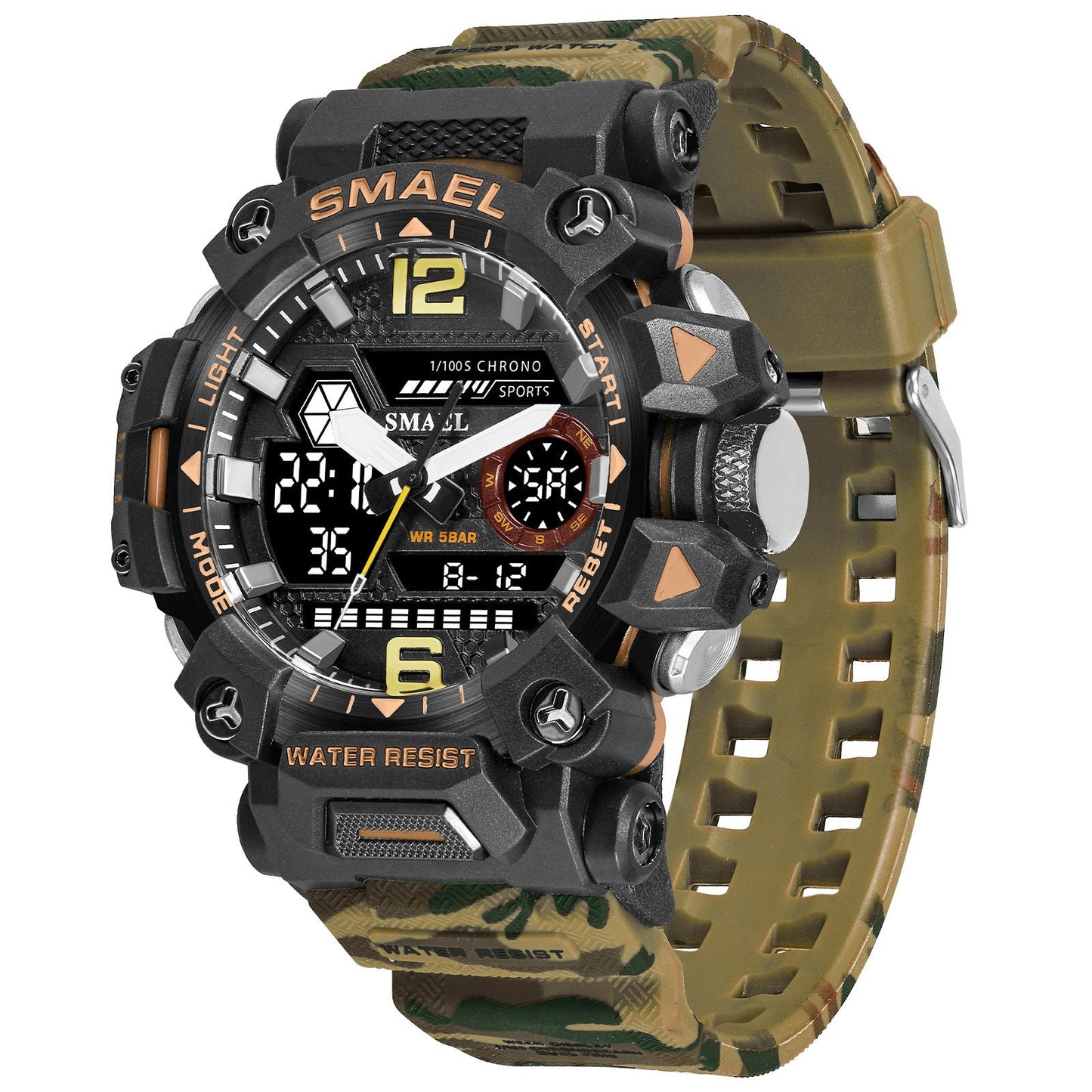 Tactical Camouflage Military Watch