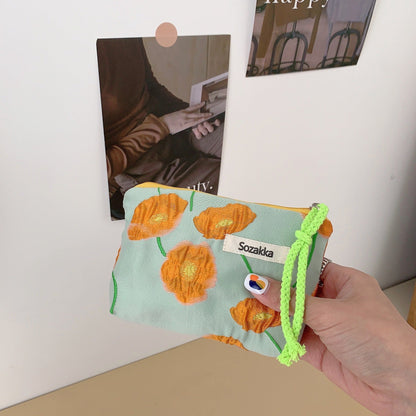 Female Cosmetic Bag Portable Coin Purse Wash Bag