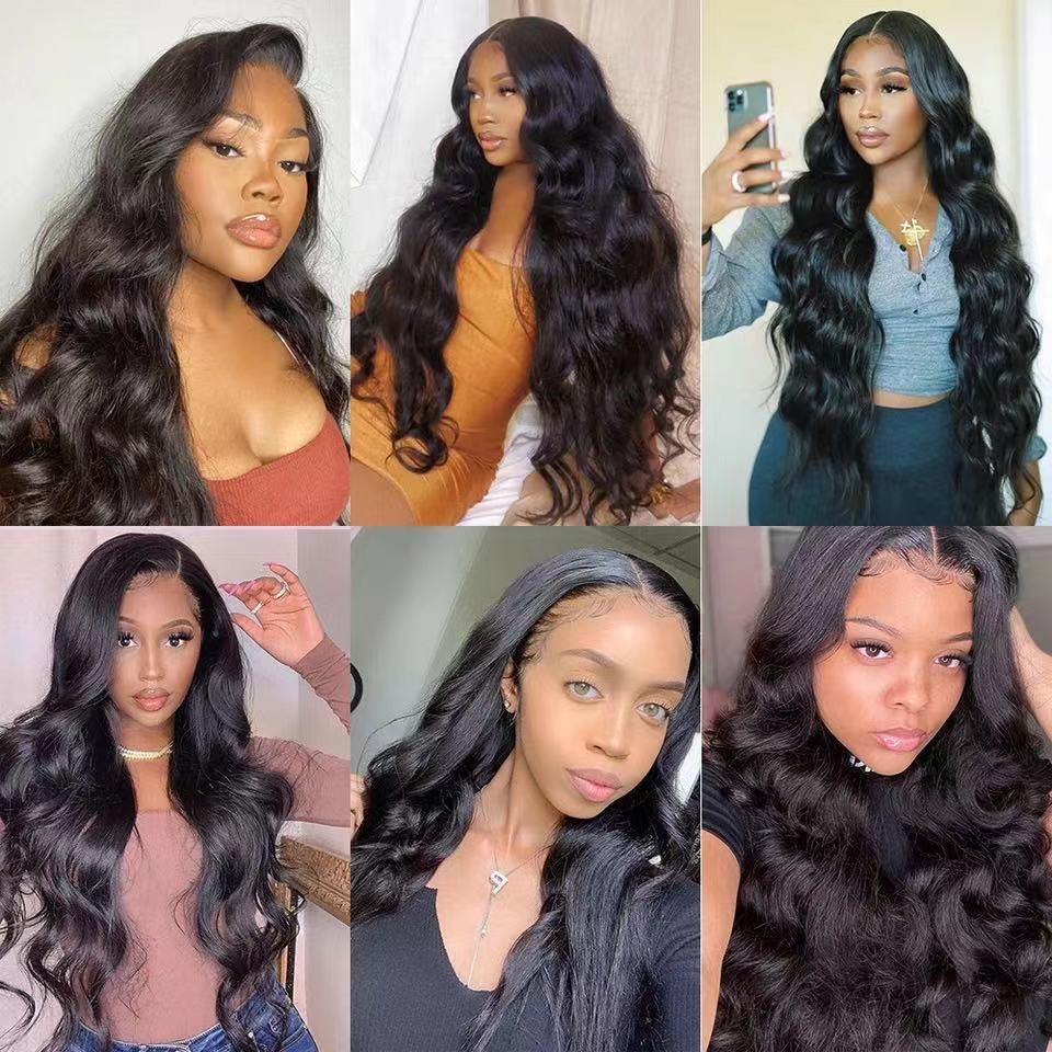 European and American Lace Front Long Roll Wig