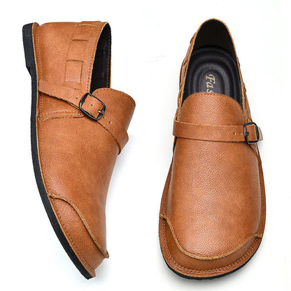 Men's Daily Soft Sole Leather Casual Shoes