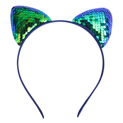 Cartoon Quicksand Headband Sweet Cat Ears