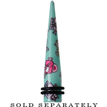 00G Aqua Acrylic Multi Robots Taper