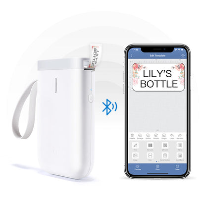 D11 Bluetooth Label Printer - Fast Printing for Home and Office Use