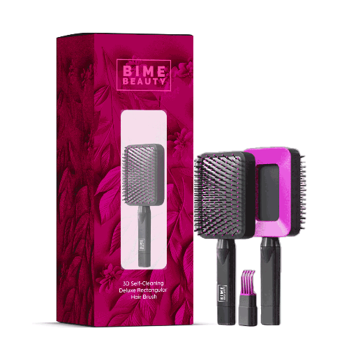 3D Self-cleaning Deluxe Hair Brush by BimeBeauty