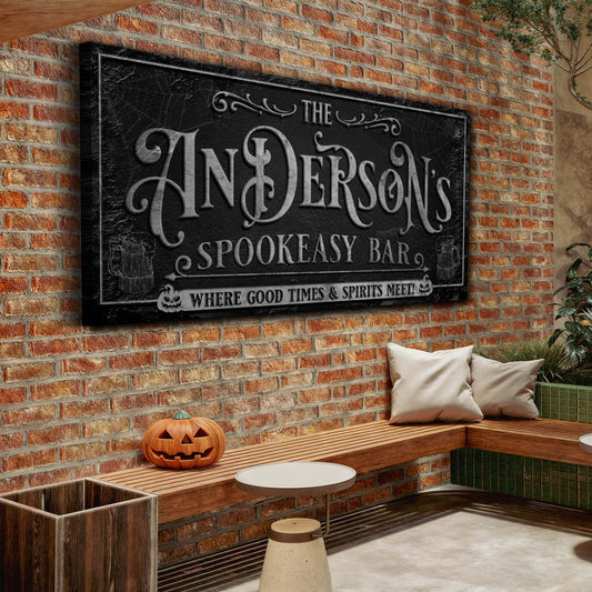 Personalized Spookeasy Bar Sign