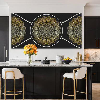 Gold Sacred Geometry Wall Art