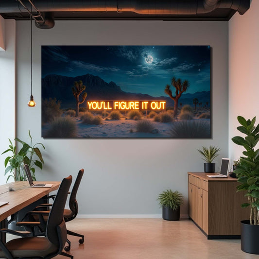 You'll Figure It Out Motivational Wall Sign