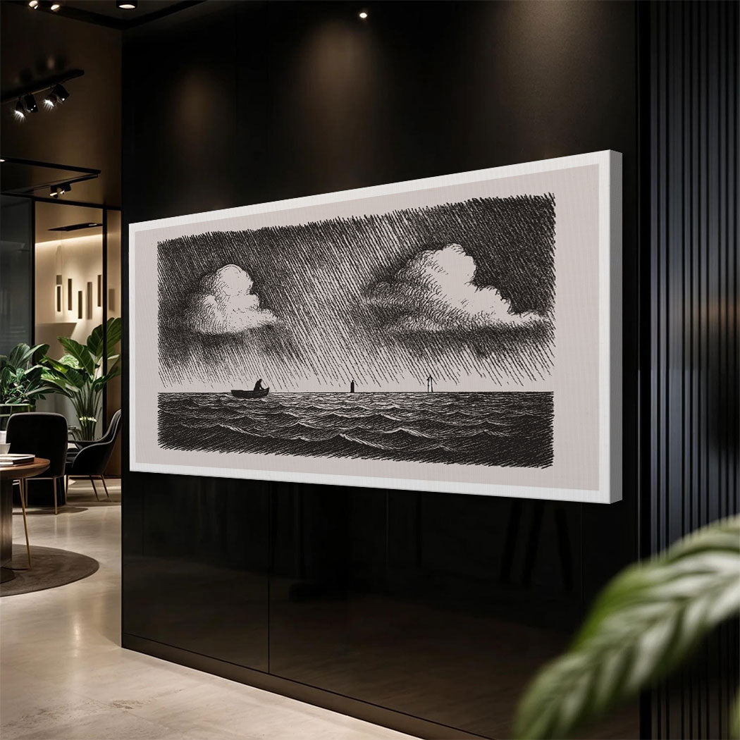 Jesus Walking On Water Faith Wall Art III