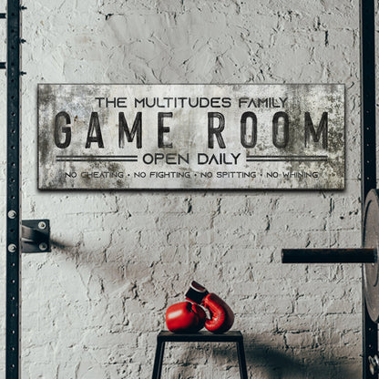 Family Game Room Sign II