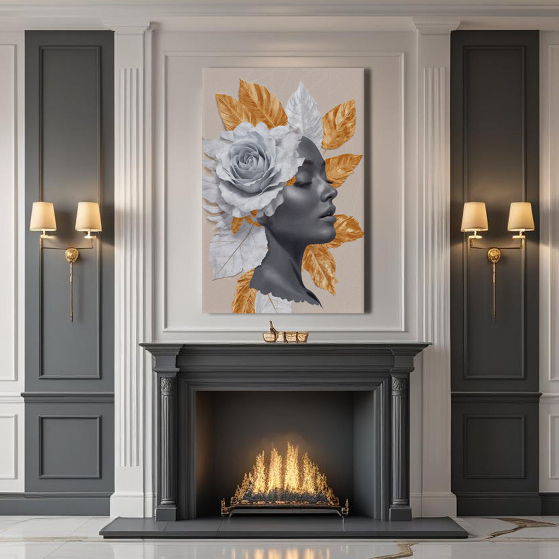 Floral Majesty Wall Art IV