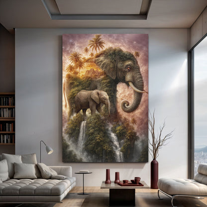 Elephant Jungle Majesty Wall Art