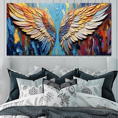 Wings of Hope Impasto Wall Art