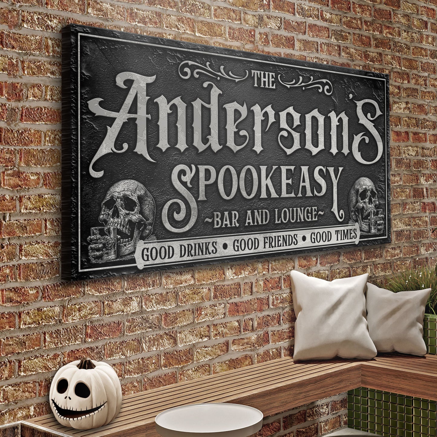 Personalized Spookeasy Bar Sign II