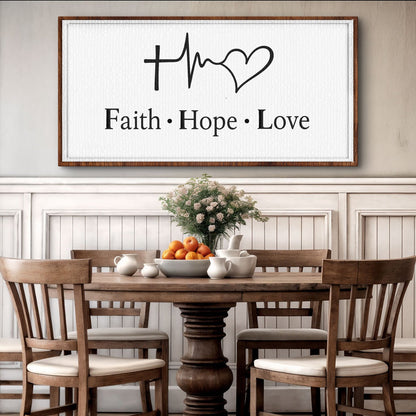 Faith, Hope, Love Faith Wall Art
