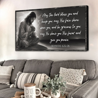 Numbers 6:24-26 - May The Lord Bless You Faith Sign II