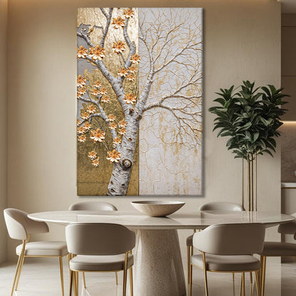 Ivory Seasons Impasto Wall Art