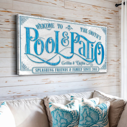 Personalized Swimming Pool Sign