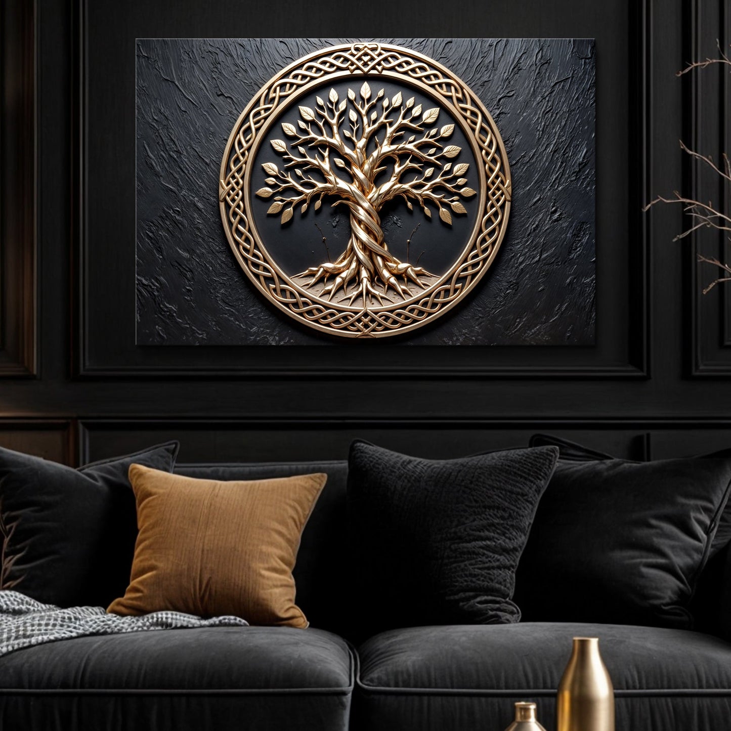 3D Celtic Tree of Life Wall Art V