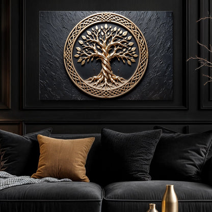 3D Celtic Tree of Life Wall Art V