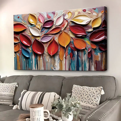 Autumn Rain Impasto Wall Art