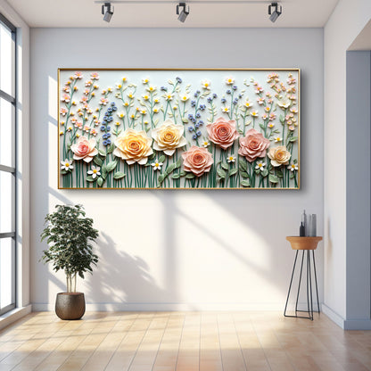 Garden Rhapsody Impasto Wall Art