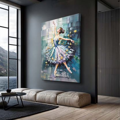 Ballerina Abstract Wall Art