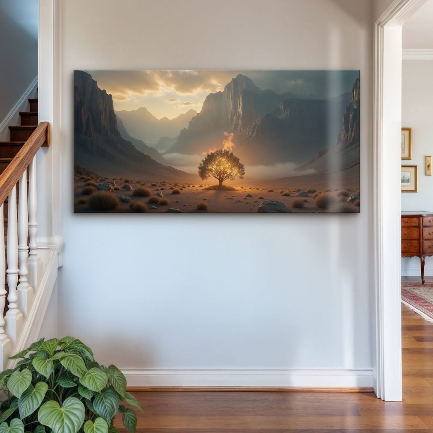 Burning Bush - Faith Wall Art XII