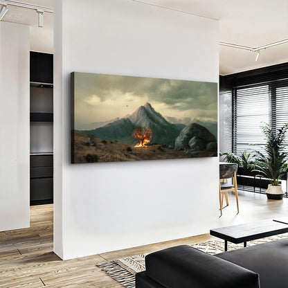 Burning Bush - Faith Wall Art IV