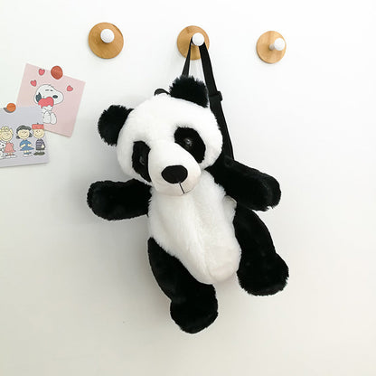 Cartoon Panda Plush Backpack for Kids