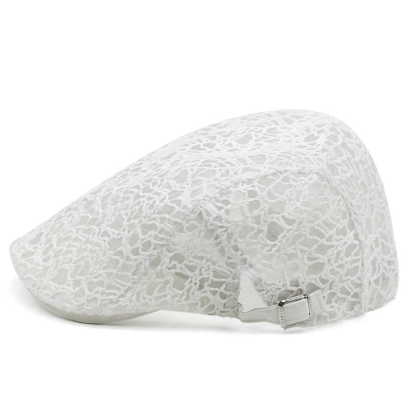 Lace Hard Gauze Beret Children's Casual Sun Hat