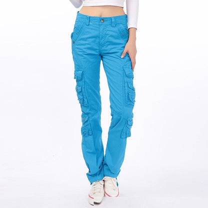 Outdoor Multi-pocket Overalls Fashion Straight Casual