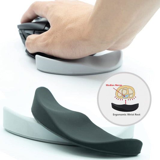 Ergonomic Silicone Gel Mouse Pad with Wrist Rest