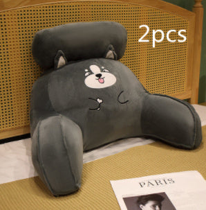 Fluffy Triangle Reading Cushion Lumbar Support