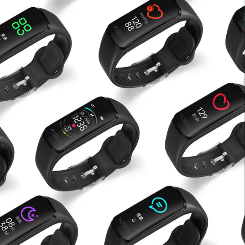 Sports Bracelet: Heart Rate, Temperature, BP, Sleep