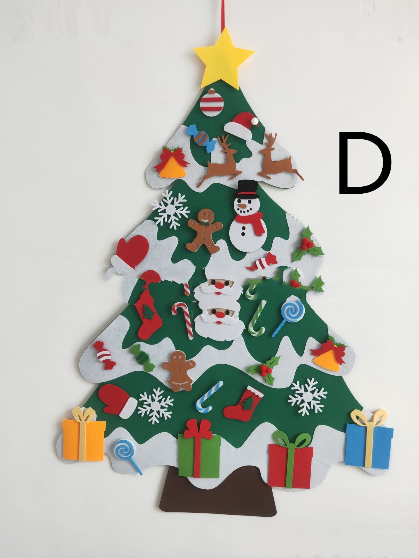 DIY Felt 3D Christmas Tree Decor