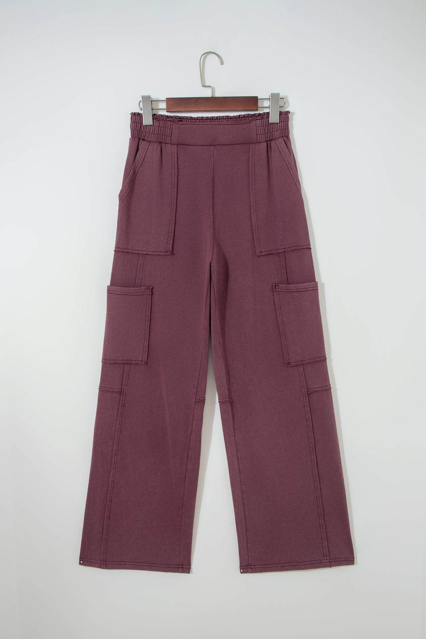 Mineral Wash Cargo Patched Utility Sweatpants