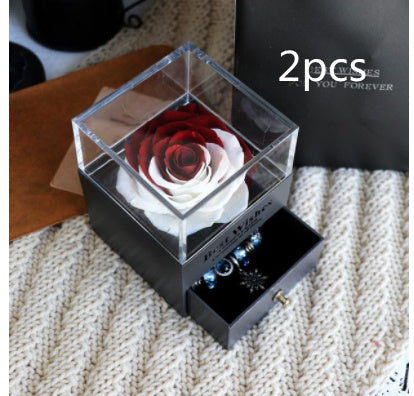 Eternal Rose Jewelry Box for Gifts