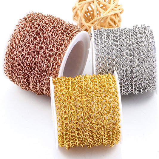 Stainless Steel Vacuum Plated Tail Chain Ornament