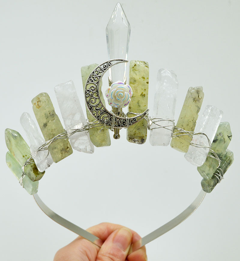 Handmade Crystal Crown Hair Accessories