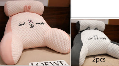 Fluffy Triangle Reading Cushion Lumbar Support