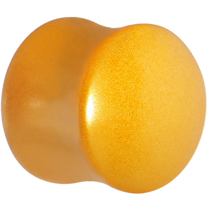 9/16 Honey Yellow Metallic Pearl Acrylic Saddle Plug