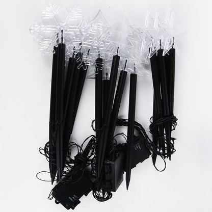 Christmas Snowflake Garden Lights Decor