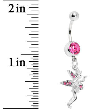Pink Gem Wishful Fairy Belly Ring