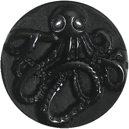 0G Black Acrylic Octopus Plug