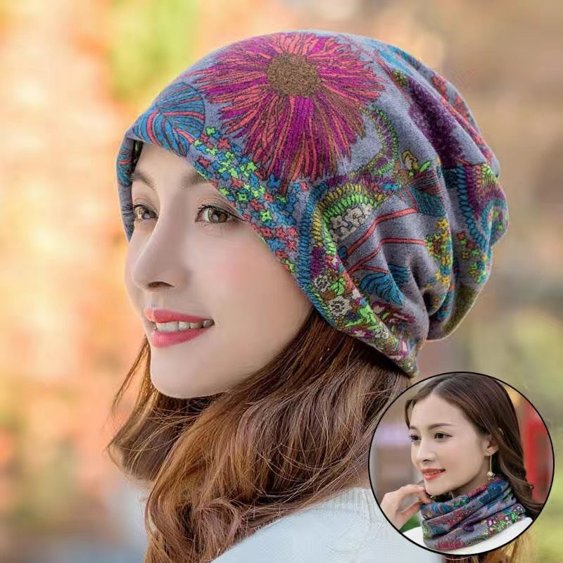 Cold-proof Warm Changeable Scarf Pullover Twist Hat