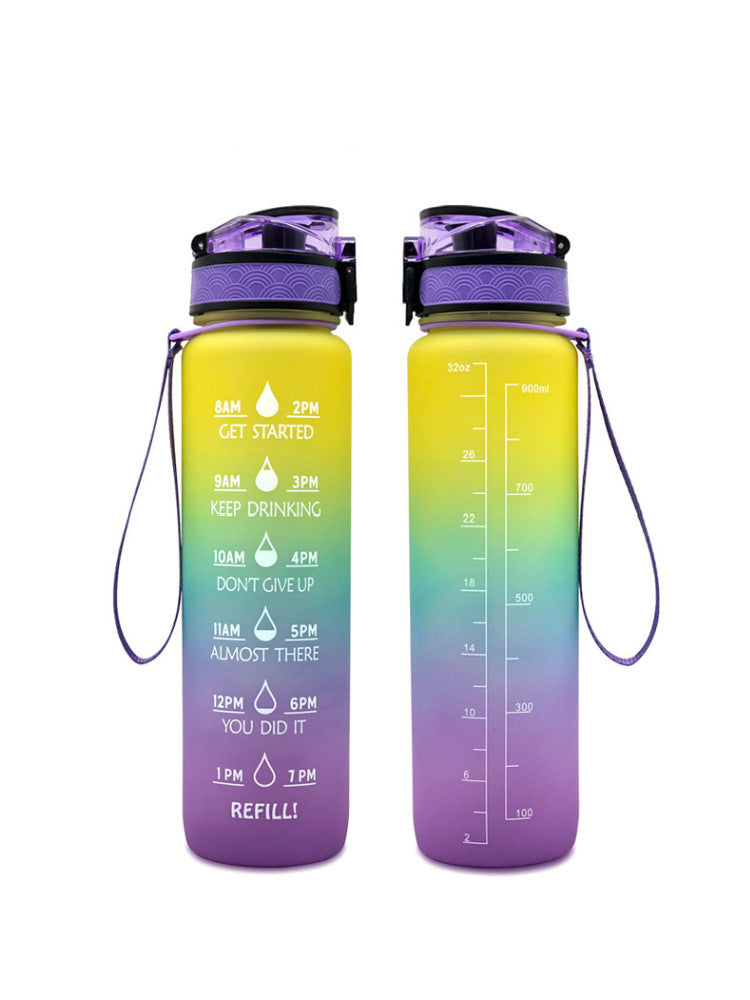 1000ml Transparent Kawaii Water Bottle with Infuser