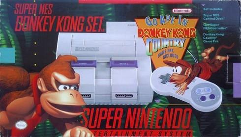 Super Nintendo Donkey Kong Set (Super Nintendo)