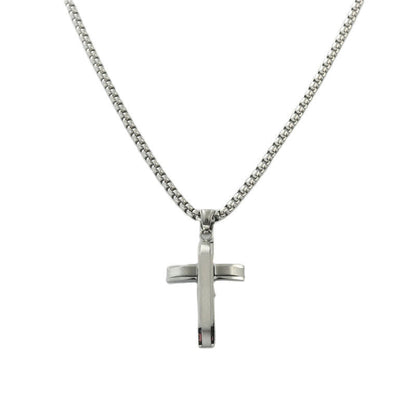 Men's Stainless Steel Cross Pendant