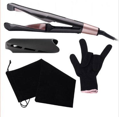Professional 2-In-1 Hair Straightener Crimper Comb