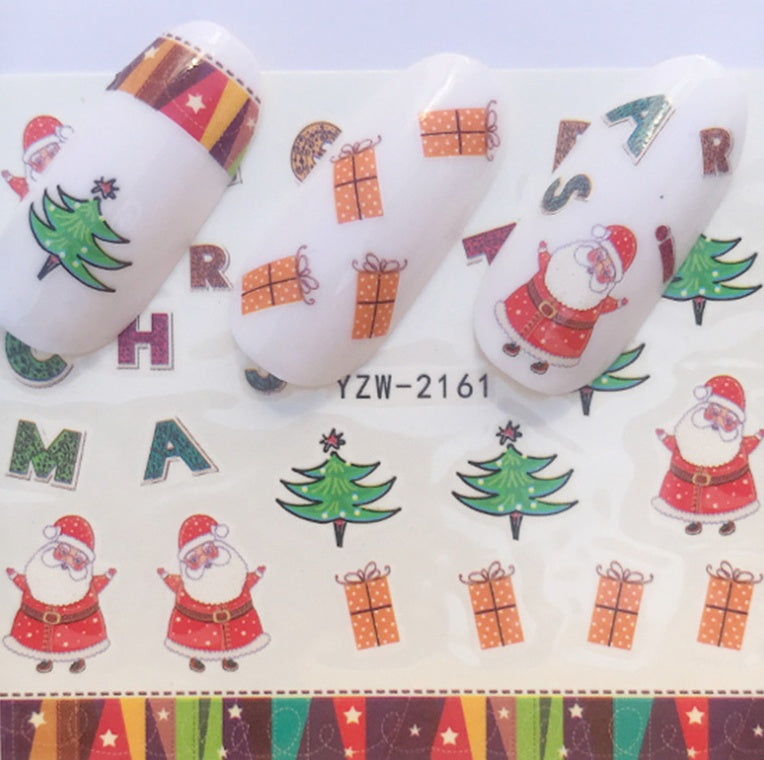 Christmas Water Transfer Nail Stickers